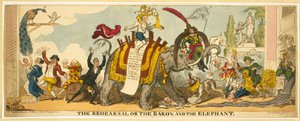 The Rehearsal or the Baron and the Elephant, pub. 1812